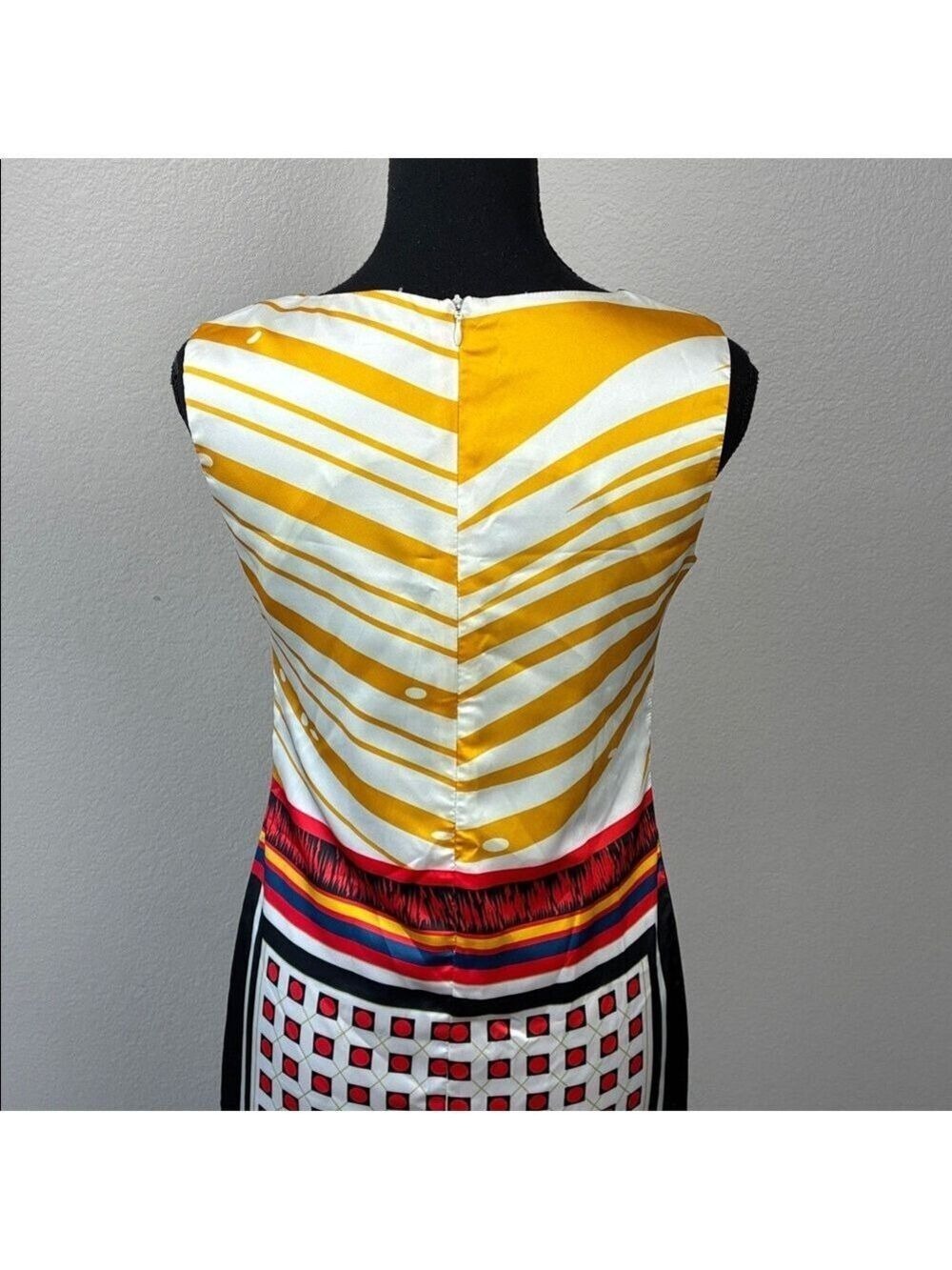 Roberto Cavalli 100% Silk Scarf Print Sleeveless Slip Dress Italian Luxury 2 XS - Picture 7 of 12